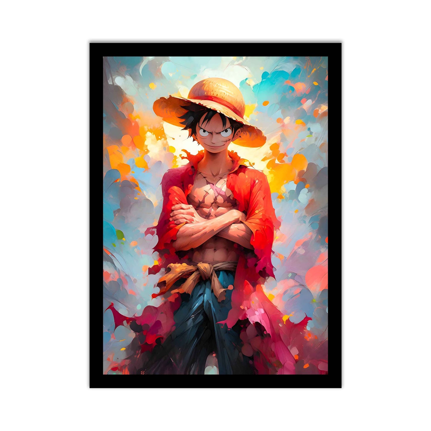 Luffy One Piece Frame (13*9 inch)