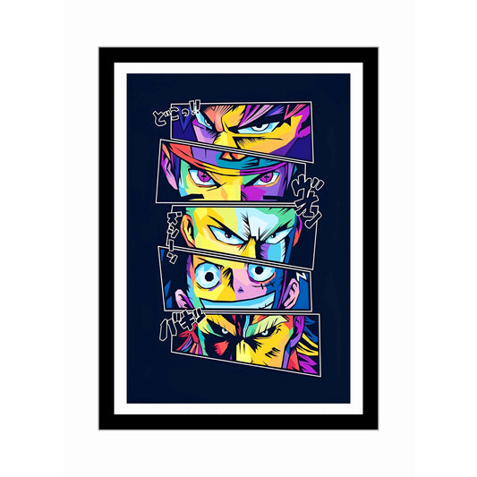 Naruto Luffy Frame (13*9 inch)