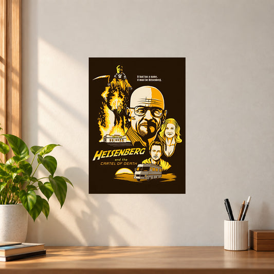Web-Series Heisenberg & The Cartel of Death Poster || Web-Series Wall Art