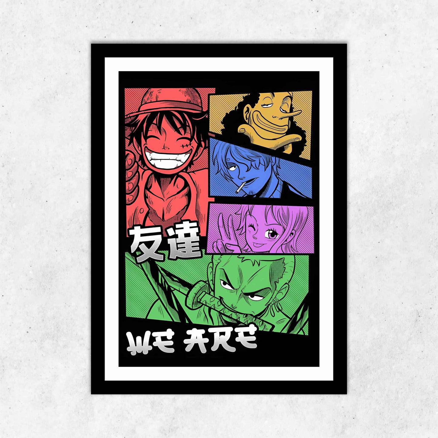 Luffy One Piece Frame (13*9 inch)