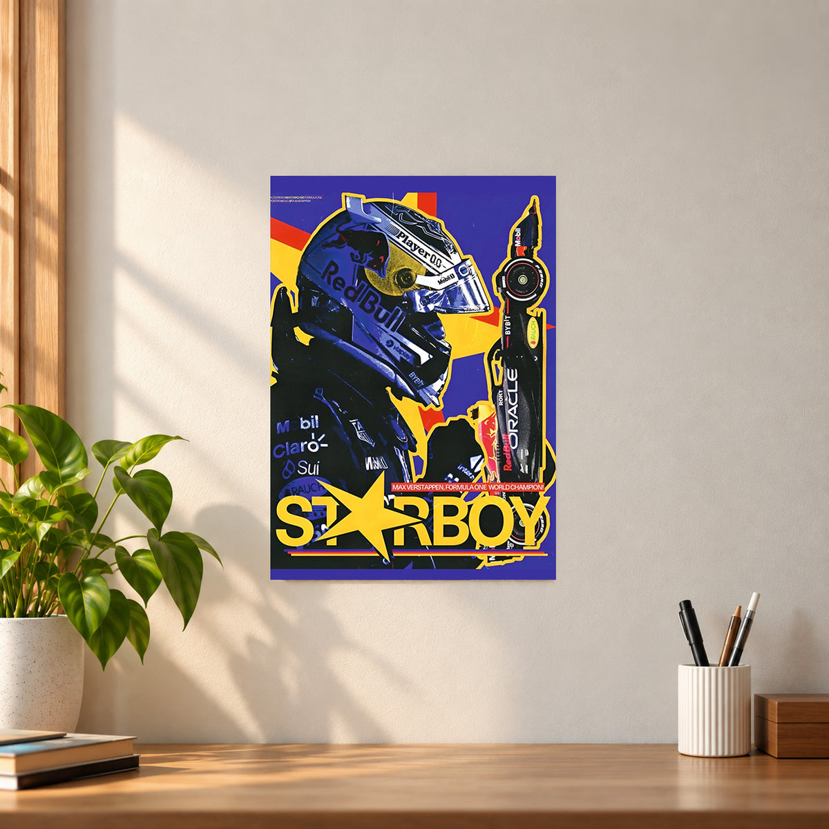 Car Star Boy F1 Poster || Formula 1 Car & Racing Wall Art