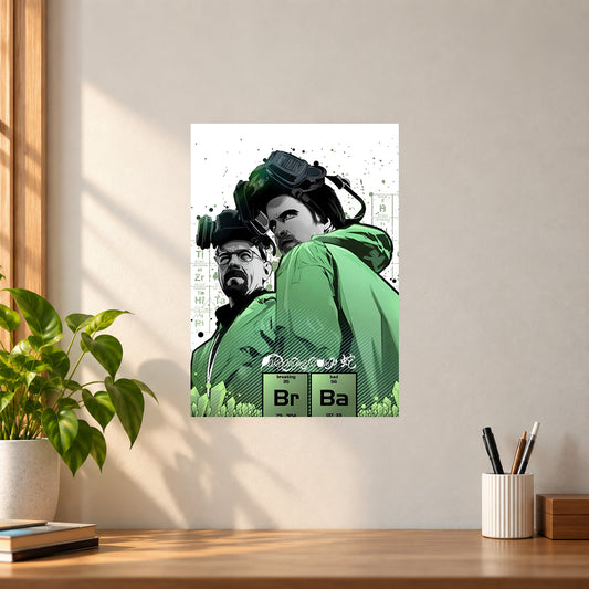 Web-Series Walter White & Jesse Poster || Breaking Bad Wall Art