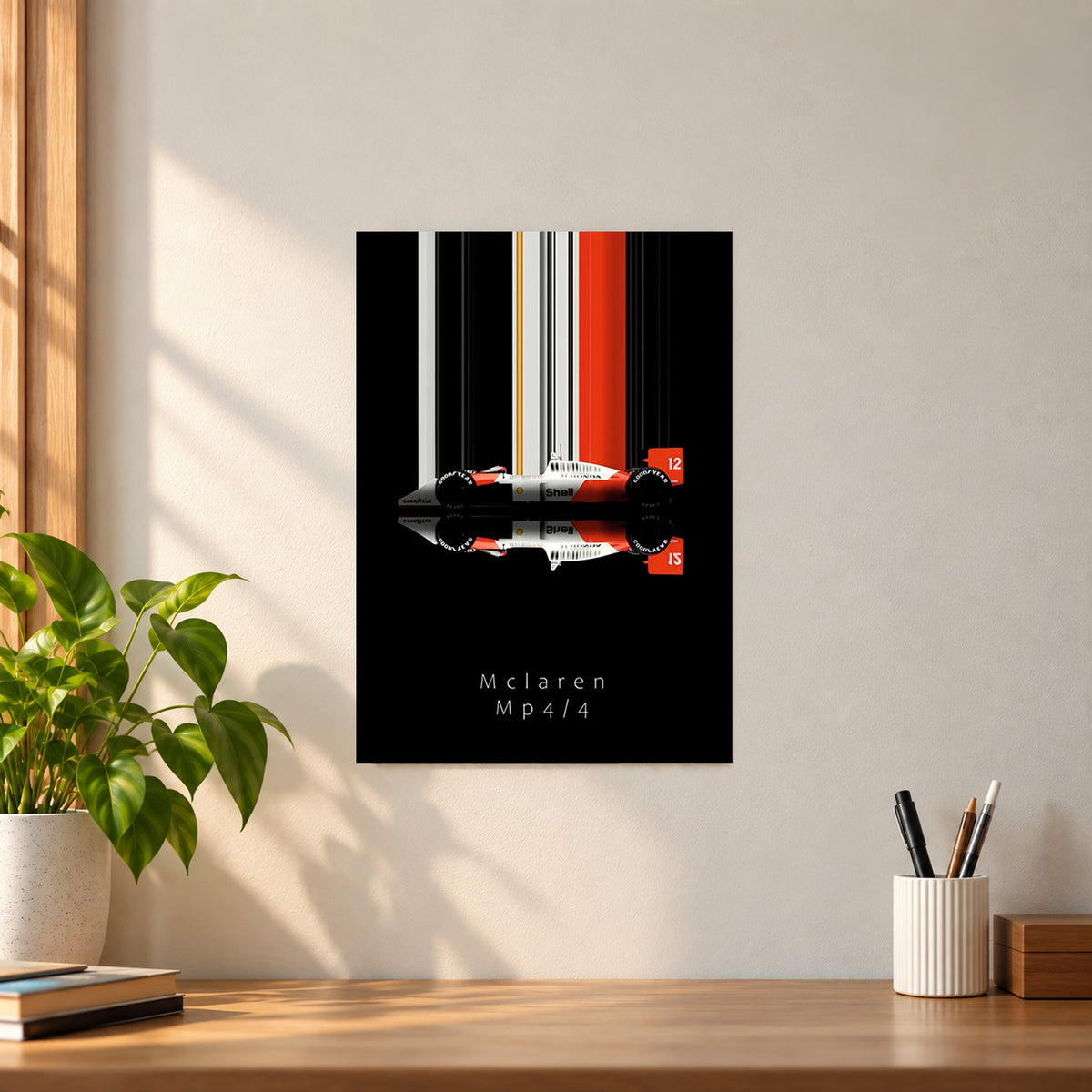 Car McLaren MP4 Poster || F1 Racing Car Wall Art