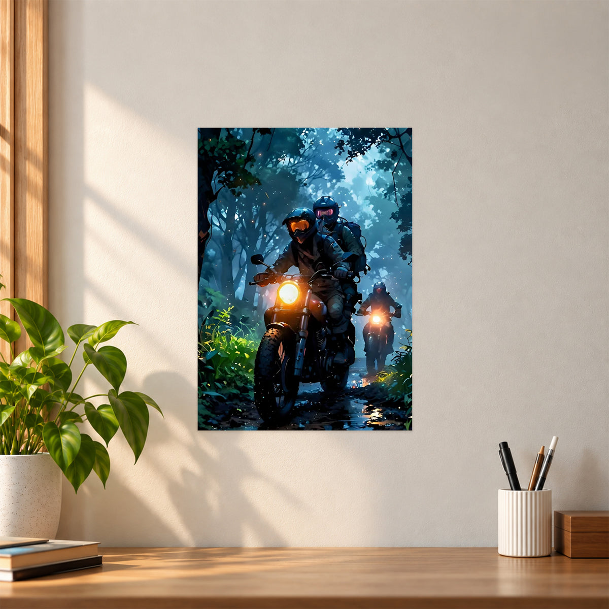 Artistic || Night in Jungle Poster | Artistic Nature Wall Art
