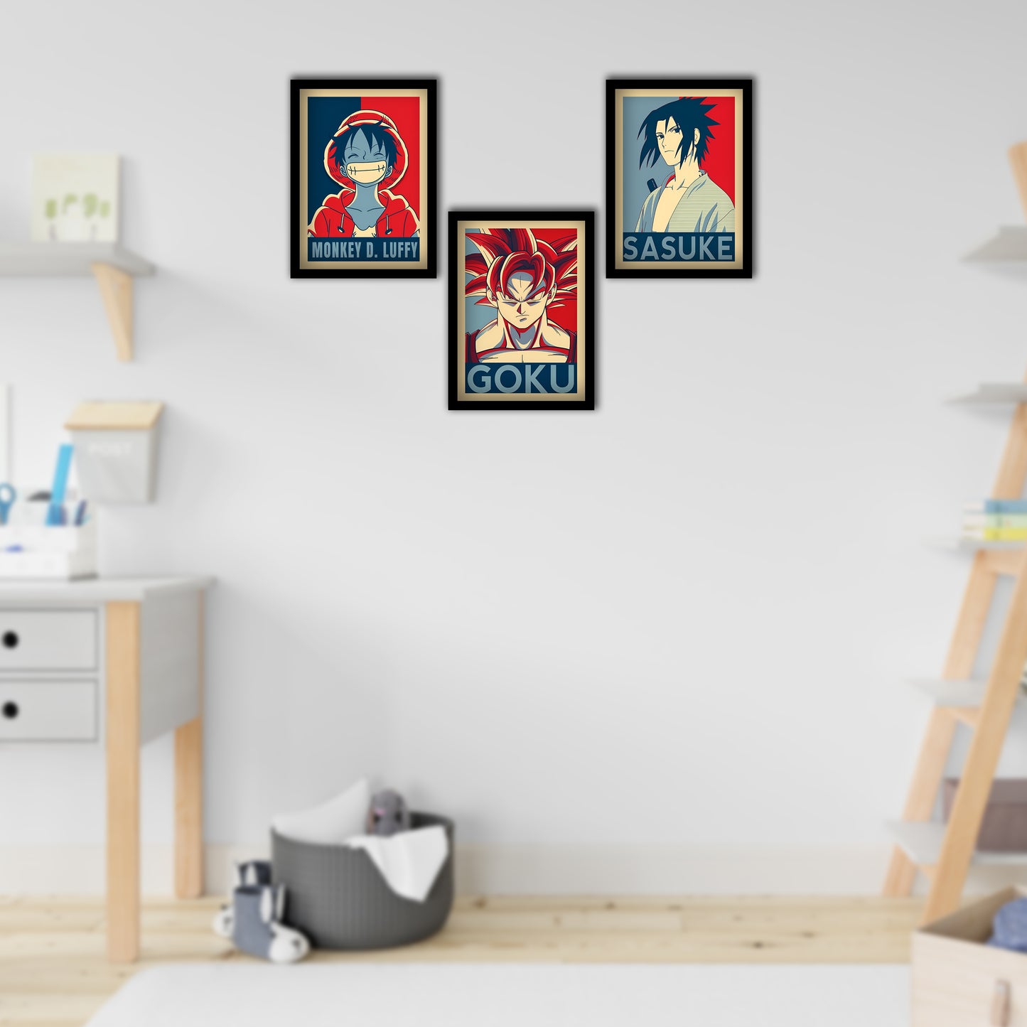 Goku Sasuke Frame Combo (3pcs:- 13*9inch)