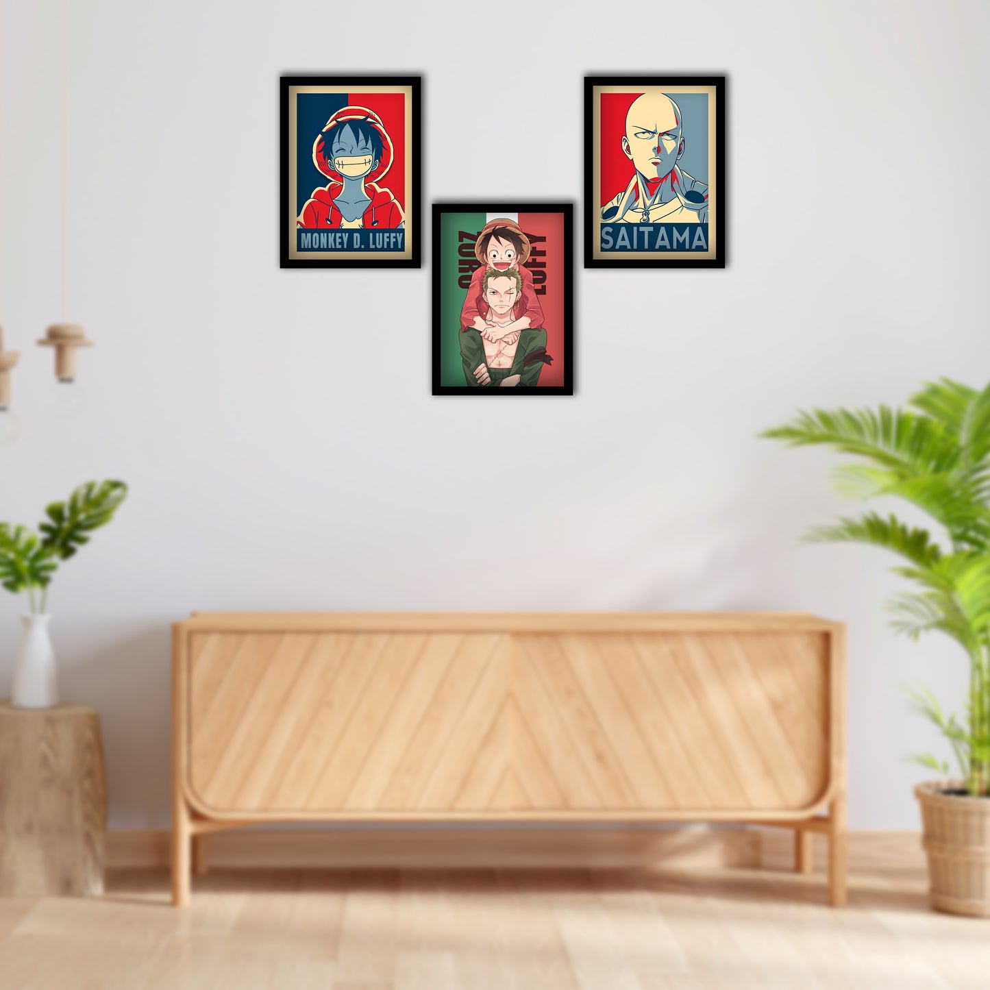 Zoro Luffy Frame Combo (3pcs:- 13*9inch)