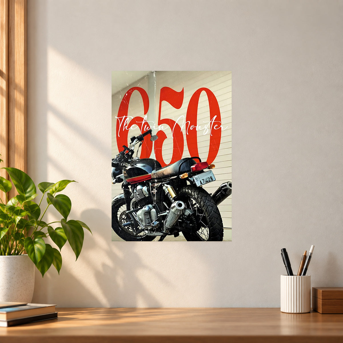 Bike Interceptor 650 Poster || Motorcycle Wall Art