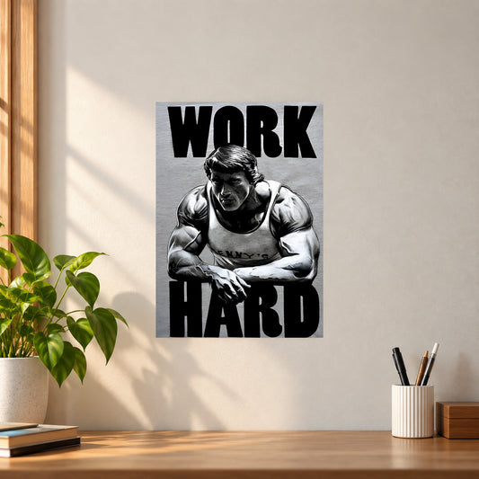 Motivation Arnold Schwarzenegger Motivation Poster || Gym Wall Art
