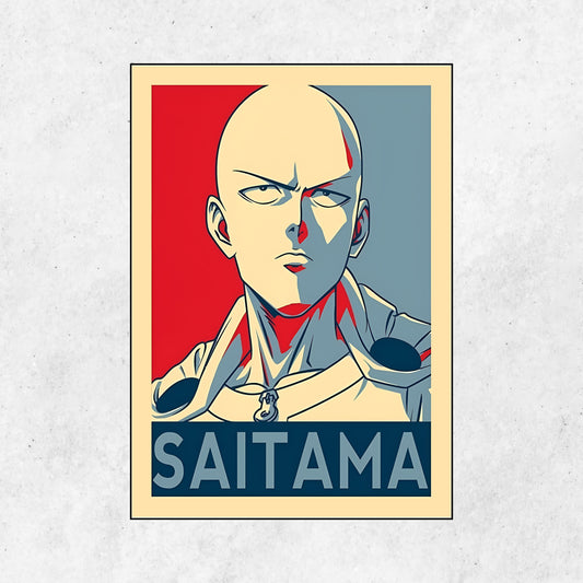 Saitama Poster || Matte Finish Poster