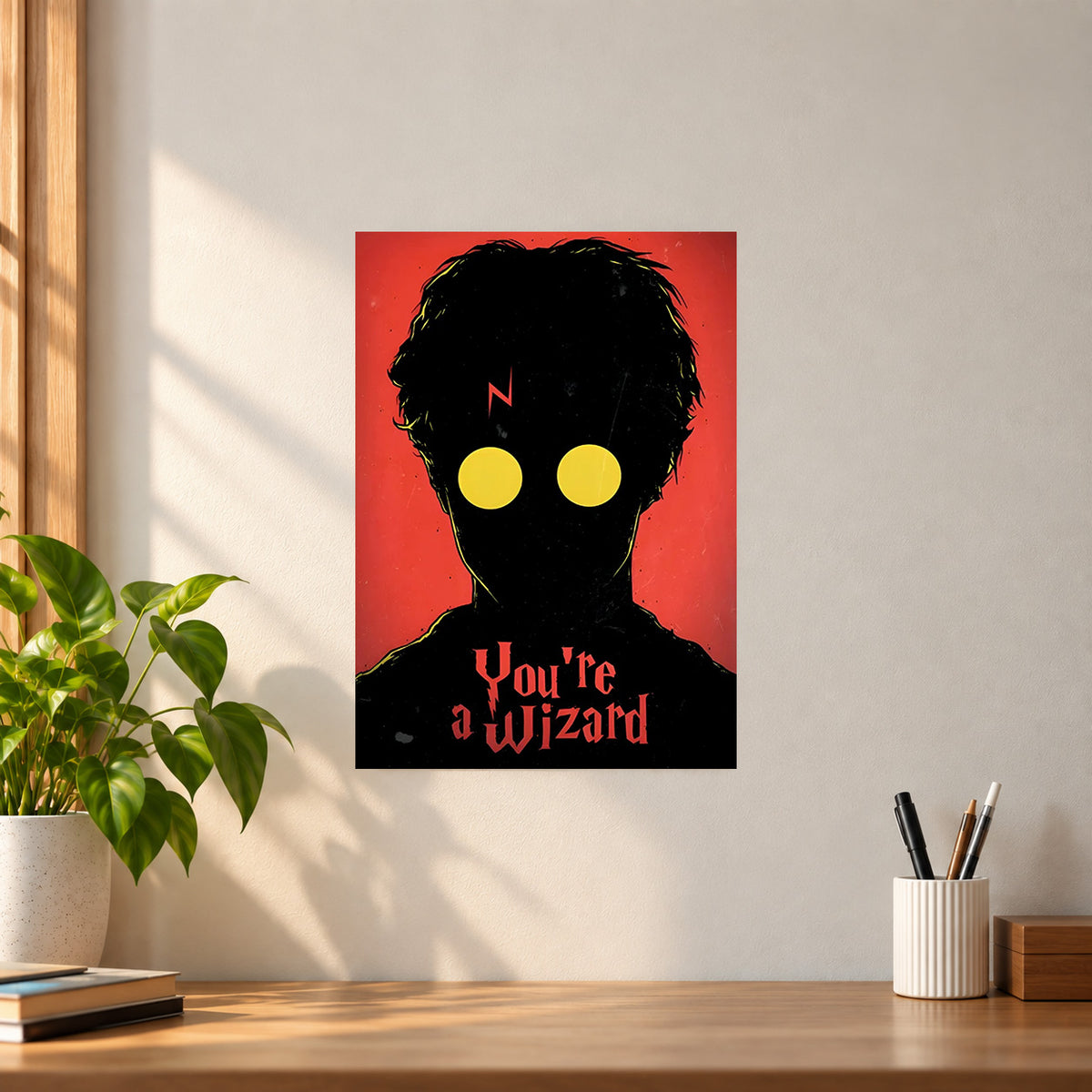 Movies You Are a Wizard Poster || Magical Fantasy Wall Art