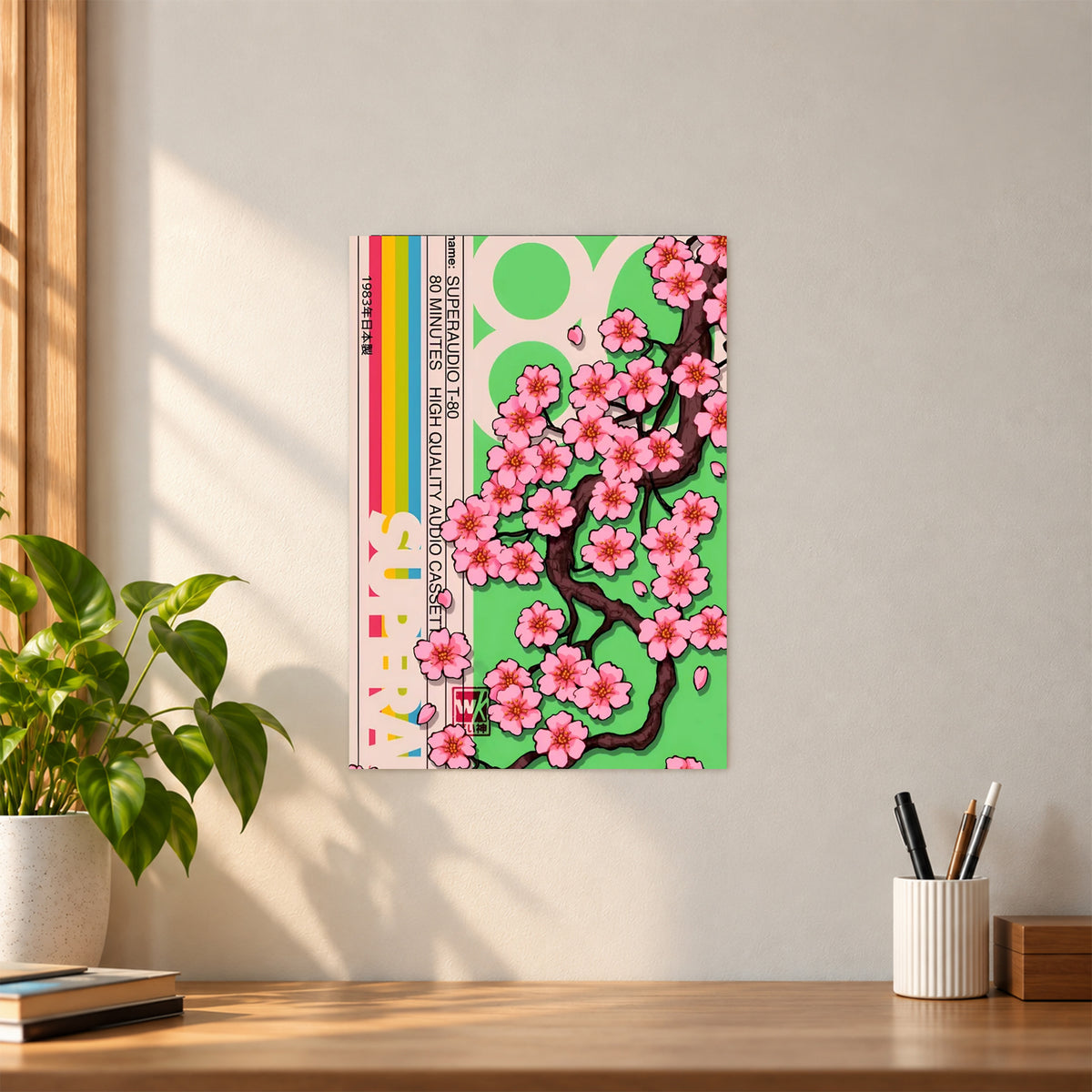 Artistic Retro Flowers Poster || Vintage Floral Wall Art
