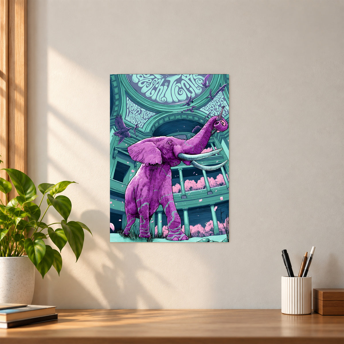 Artistic Elephant Poster || Artistic Wildlife & Nature Wall Art