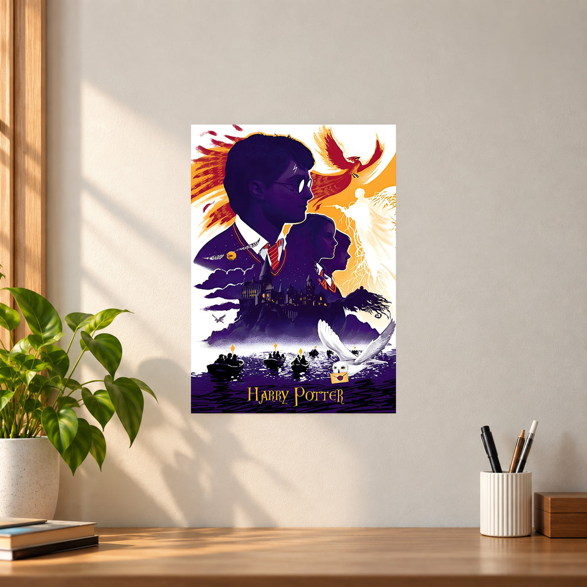 Movie Harry Potter Movie Poster || Fantasy Movie Wall Art