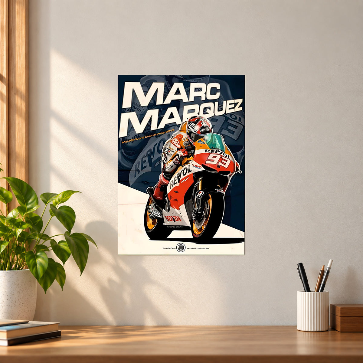 Bike Racing Poster || Motorcycle Racing Wall Art