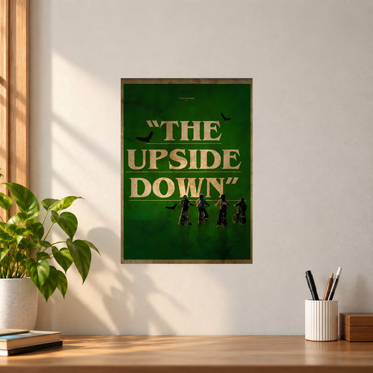 Web-Series The Upside Down Poster || Stranger Things Inspired Wall Art