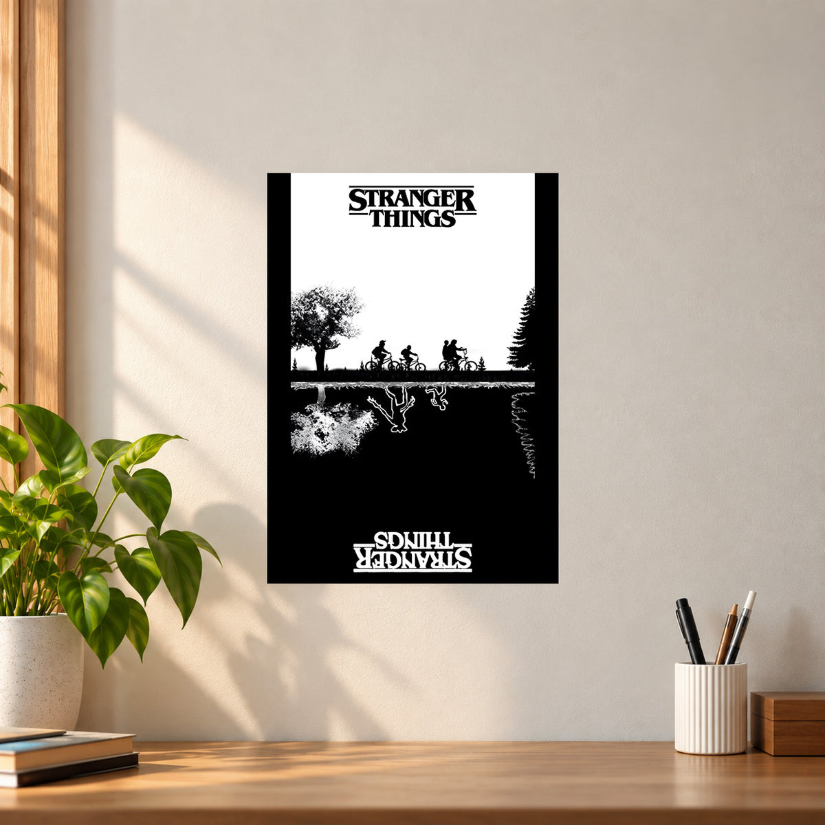 Web Series The Upside Down in Woods Poster || Web-Series Wall Art