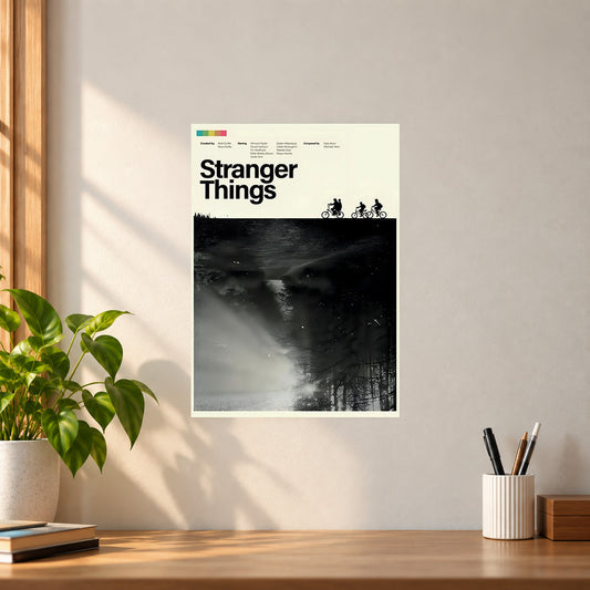 Web-Series Stranger Things Retro Poster || Web-Series Wall Art