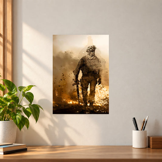 Games Call of Duty Modern Warfare Poster || Gaming Wall Art