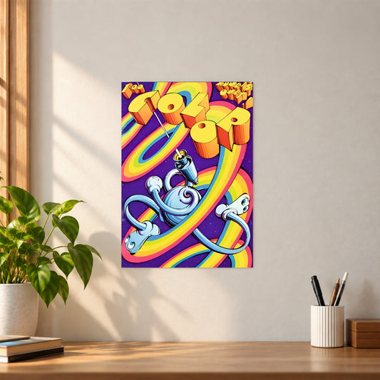 Artistic Retro Colour Poster | Vintage Artistic Wall Art