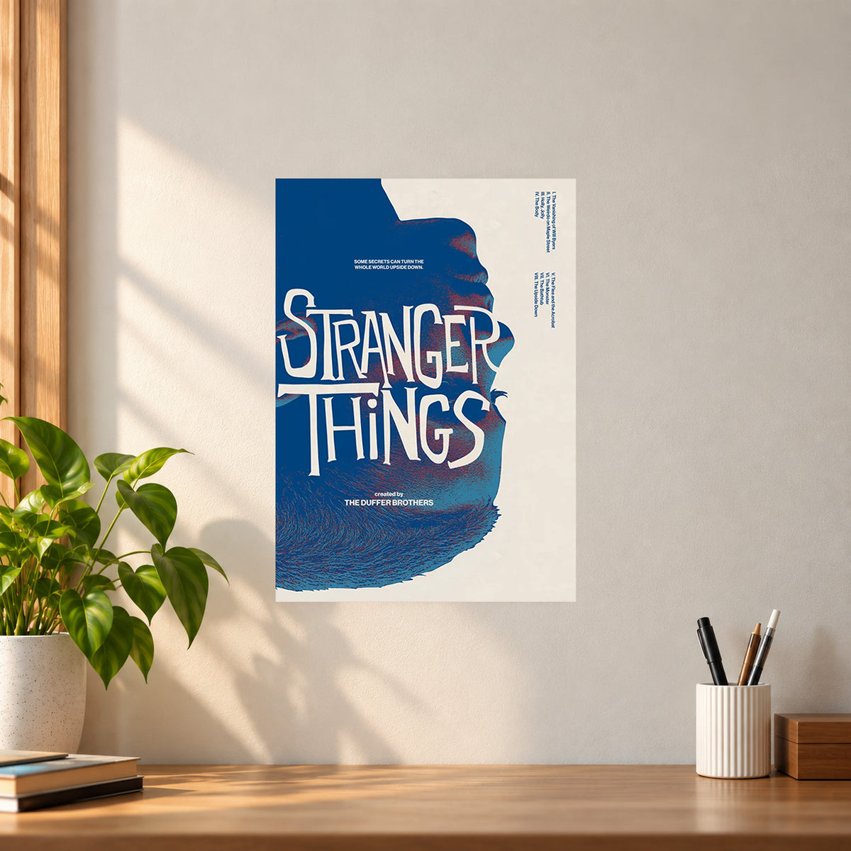 Web-Series Eleven Abstract Poster || Stranger Things Wall Art