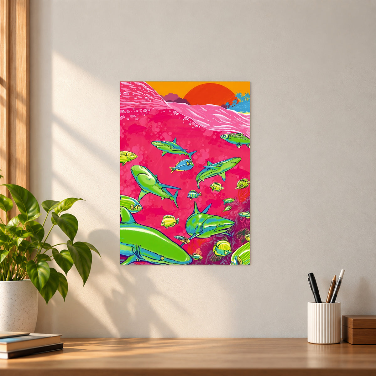 Artistic Artistic Fish Poster || Ocean & Fish Wall Art