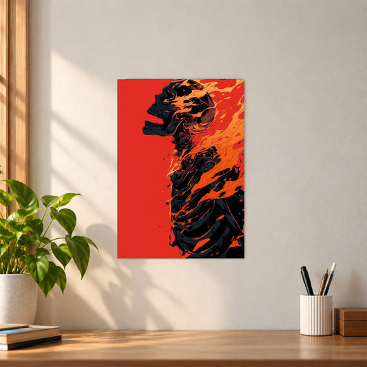 Artistic Skull Poster || Dark & Edgy Wall Art