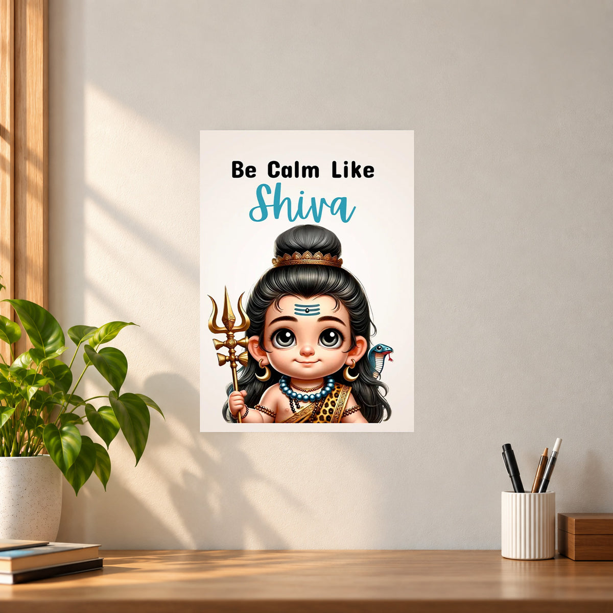 Spiritual Lord Shiv Poster || Peaceful Mahadev Spiritual Wall Art