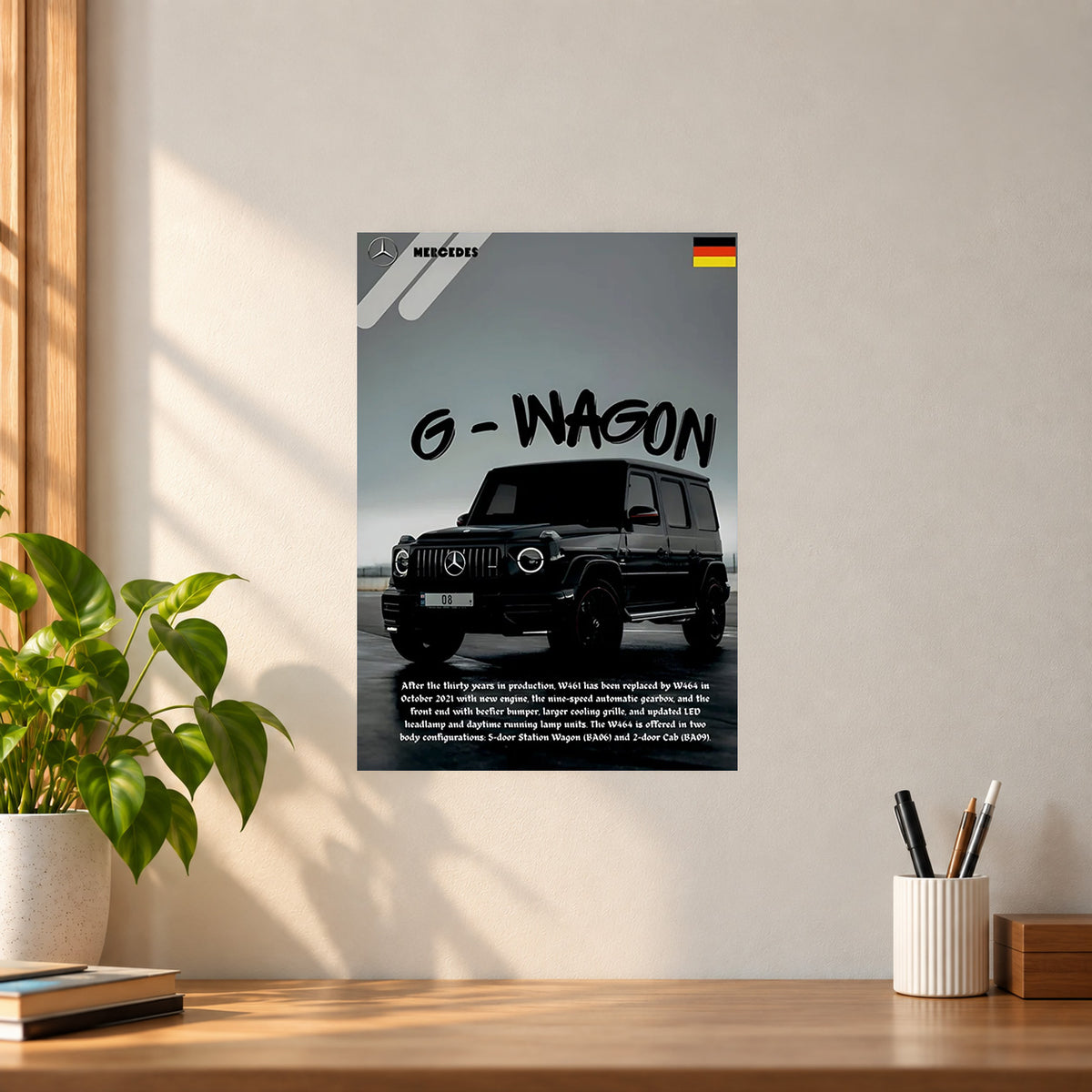 Car G-Wagon Poster || Luxury Car & Automotive Wall Art