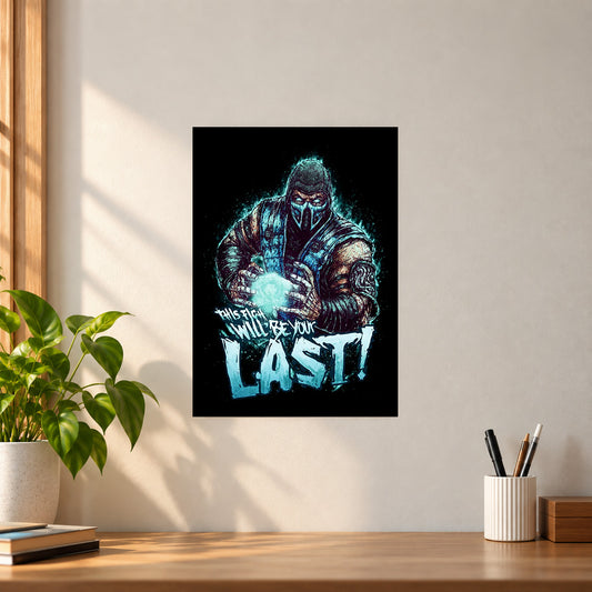 Games Sub-Zero Mortal Kombat Poster || Gaming Wall Art