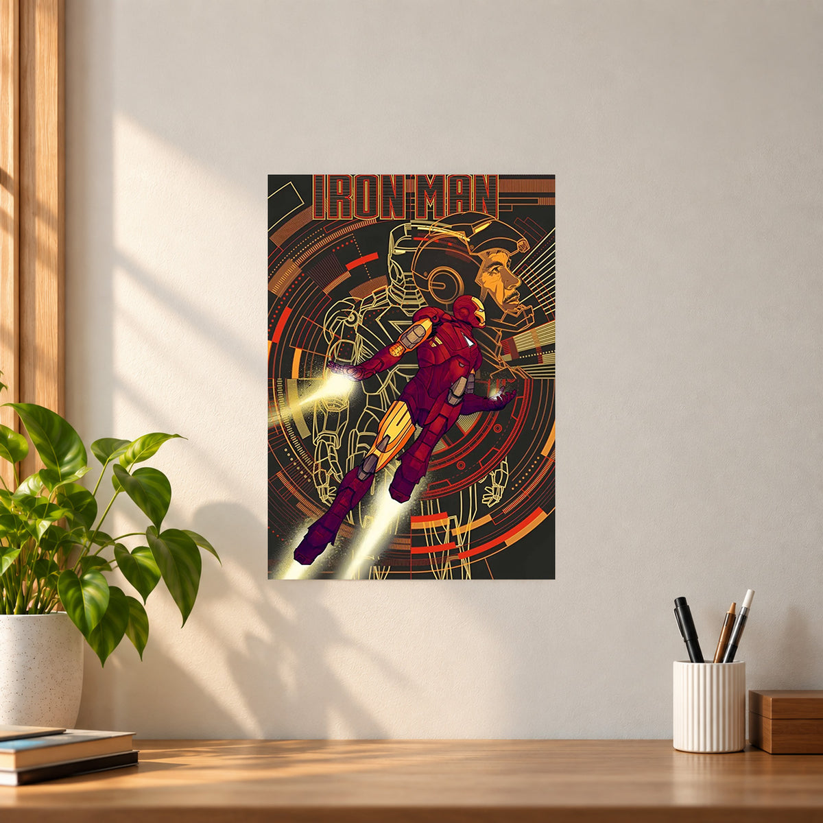 Movies Iron Man Poster #1 || Marvel Superhero Wall Art