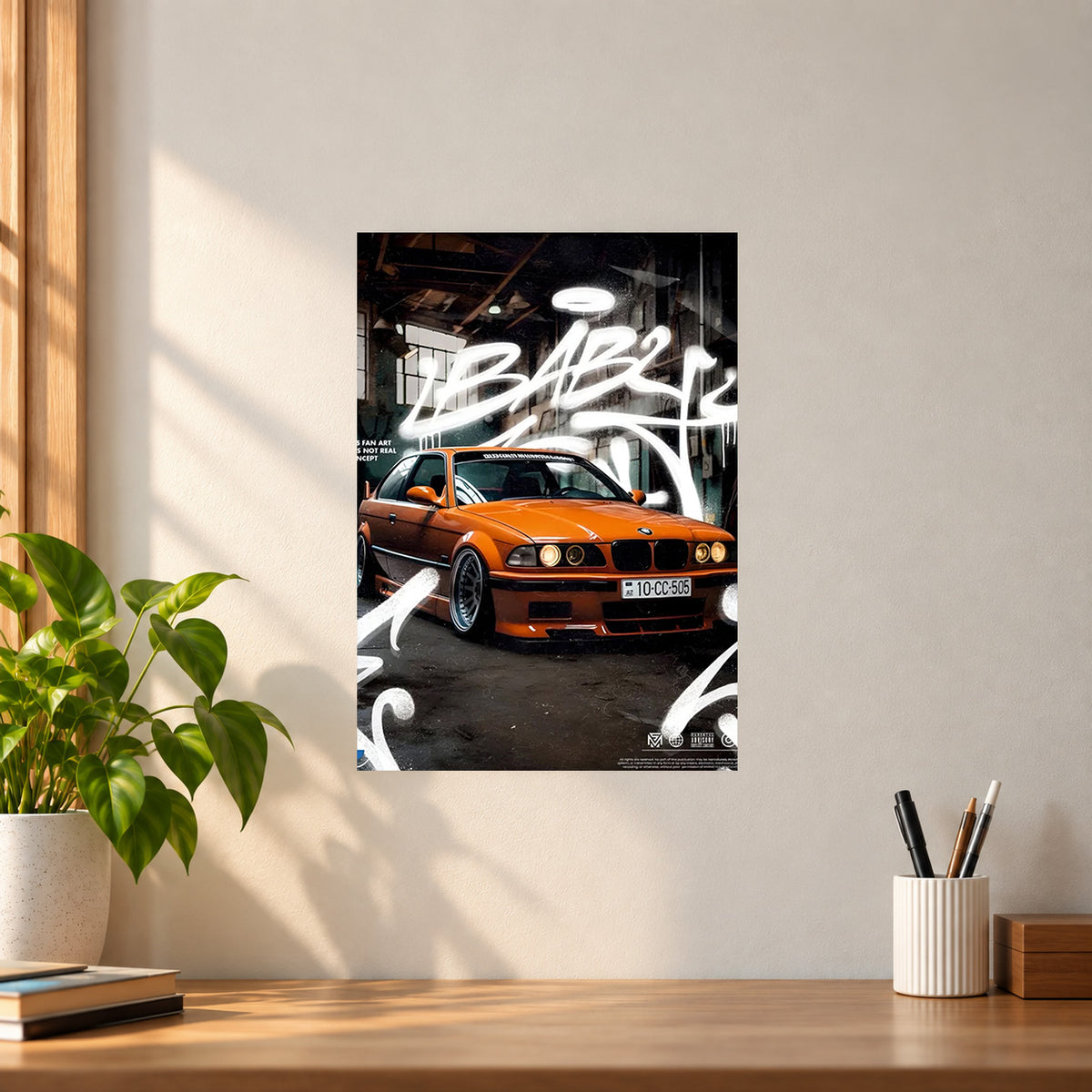 Car BMW Car Poster || Luxury Car & Automotive Wall Art