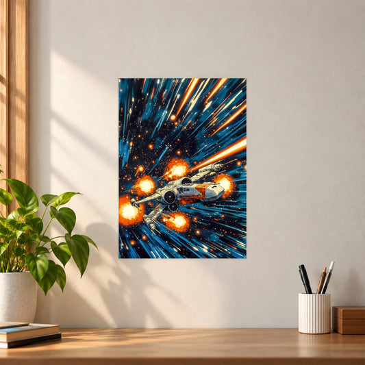 Artistic Star Wars Poster | Artistic Sci-Fi Wall Art