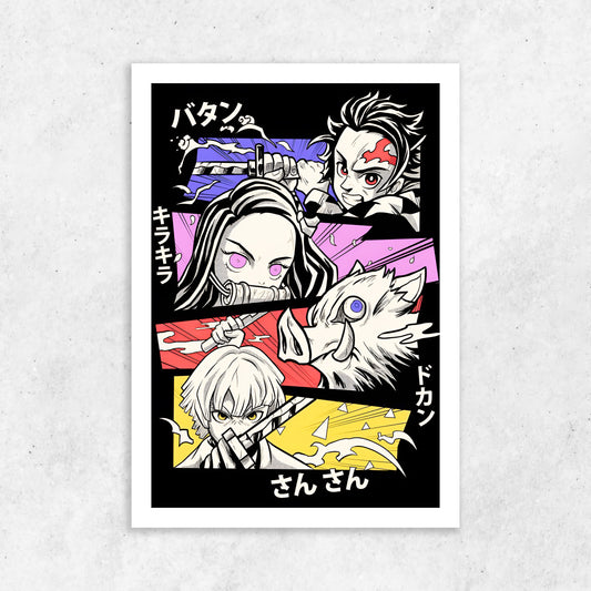 Demon Slayer || Matte Finish Poster