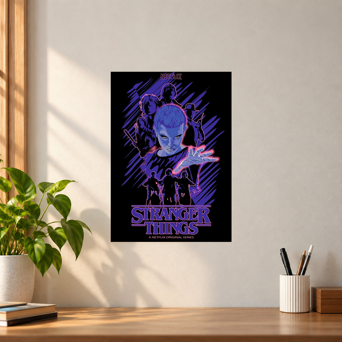 Web-Series Eleven Poster || Stranger Things Character Wall Art