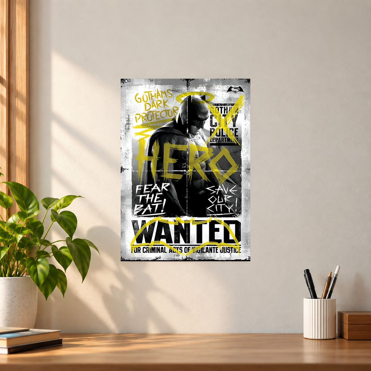Movies Batman Hero Poster || Superhero Movie Wall Art