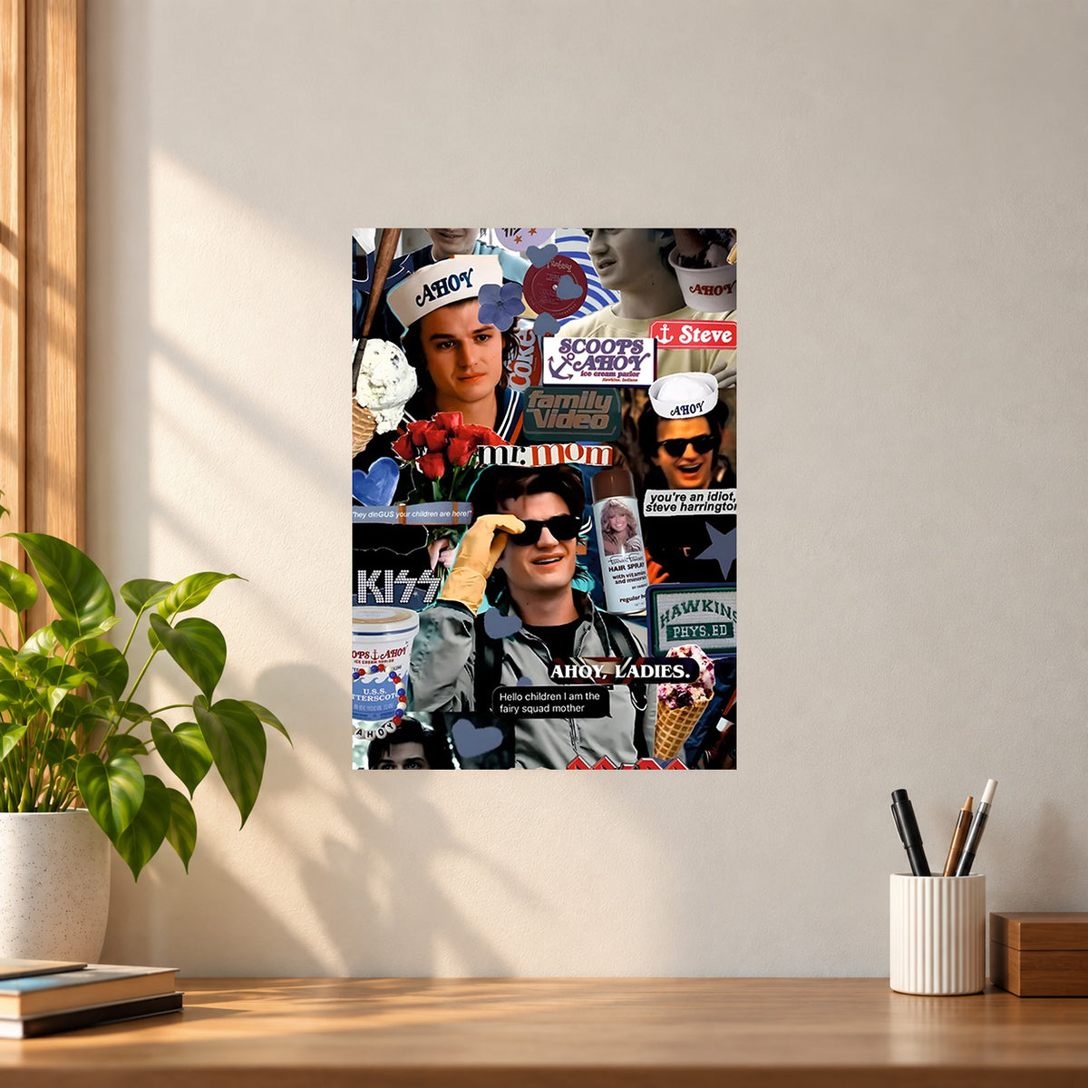 Web-Series Steve Harrington Poster || Stranger Things Wall Art