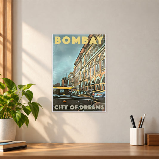 Artistic Bombay Poster | Artistic Mumbai City Wall Art