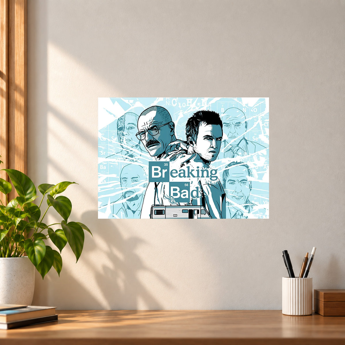 Web-Series Breaking Bad Character Posters || Web-Series Wall Art