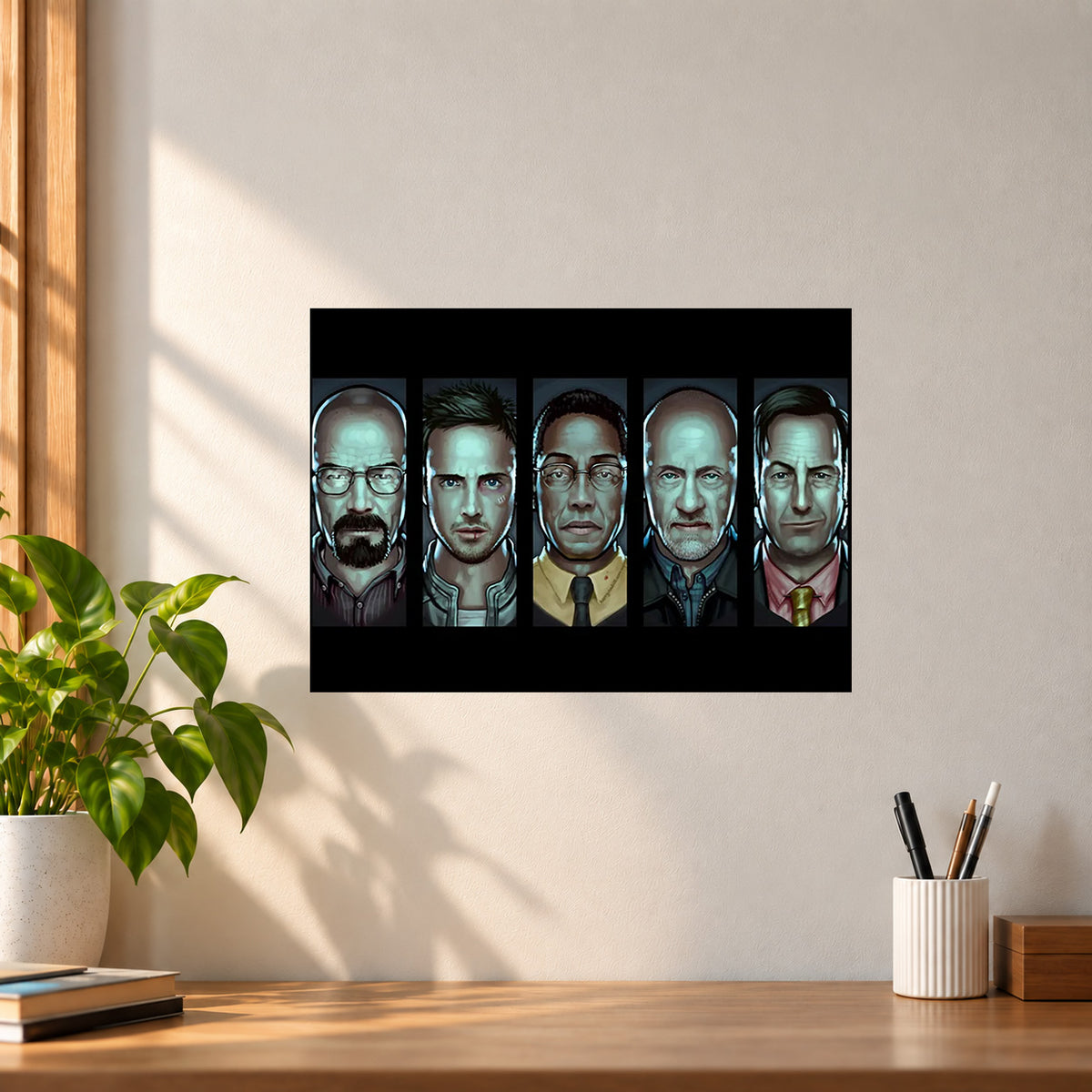 Web-Series Breaking Bad Characters Poster || Web-Series Wall Art