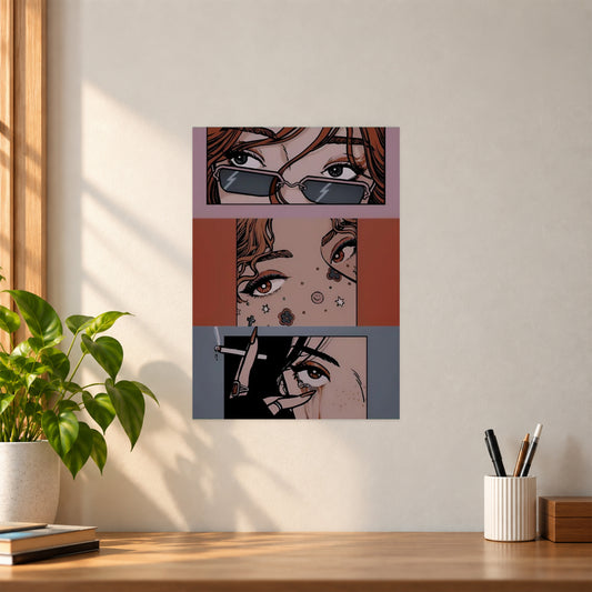 Artistic Aesthetic Eyes Poster || Artistic Eye Wall Art