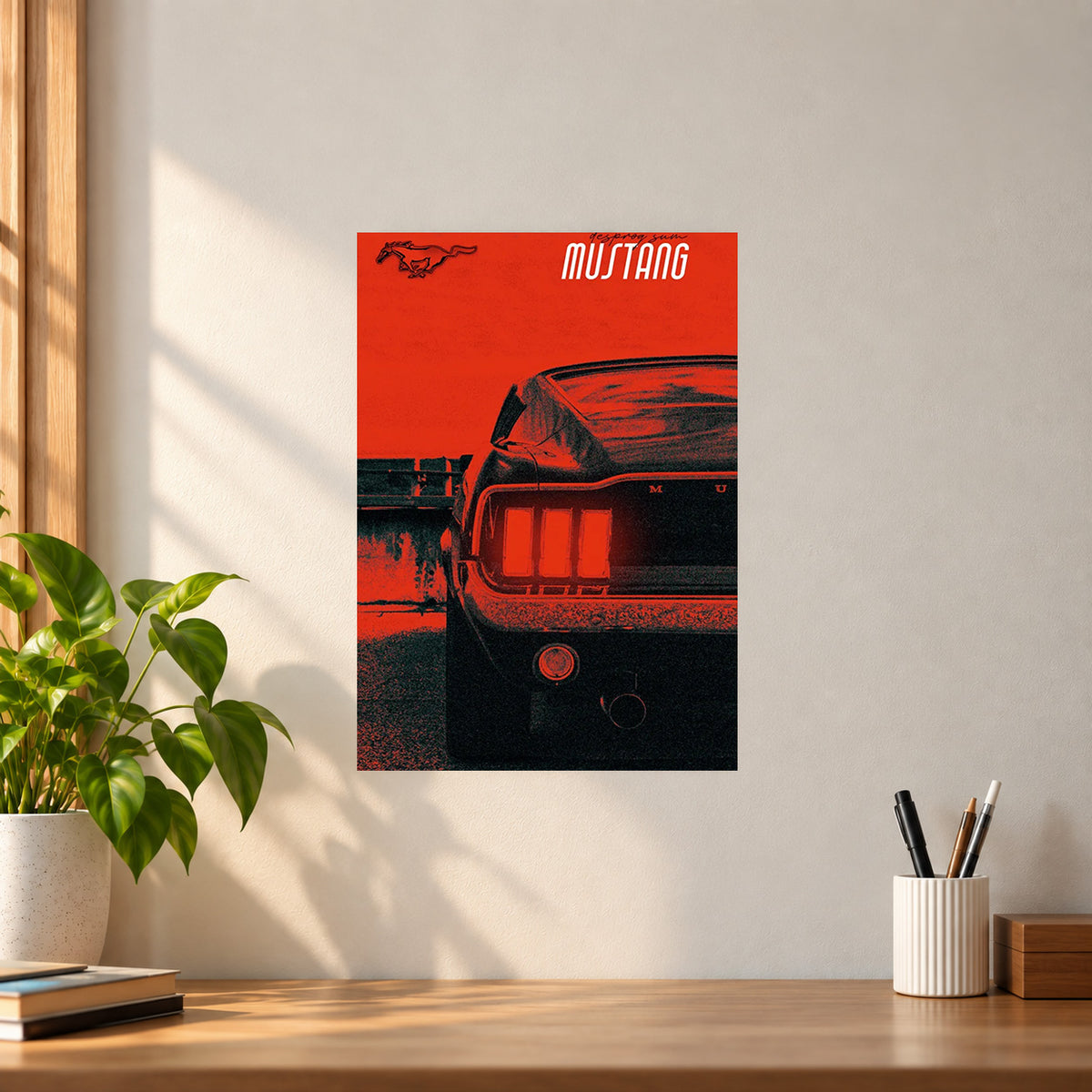 Car Mustang Poster || Car & Automotive Wall Art