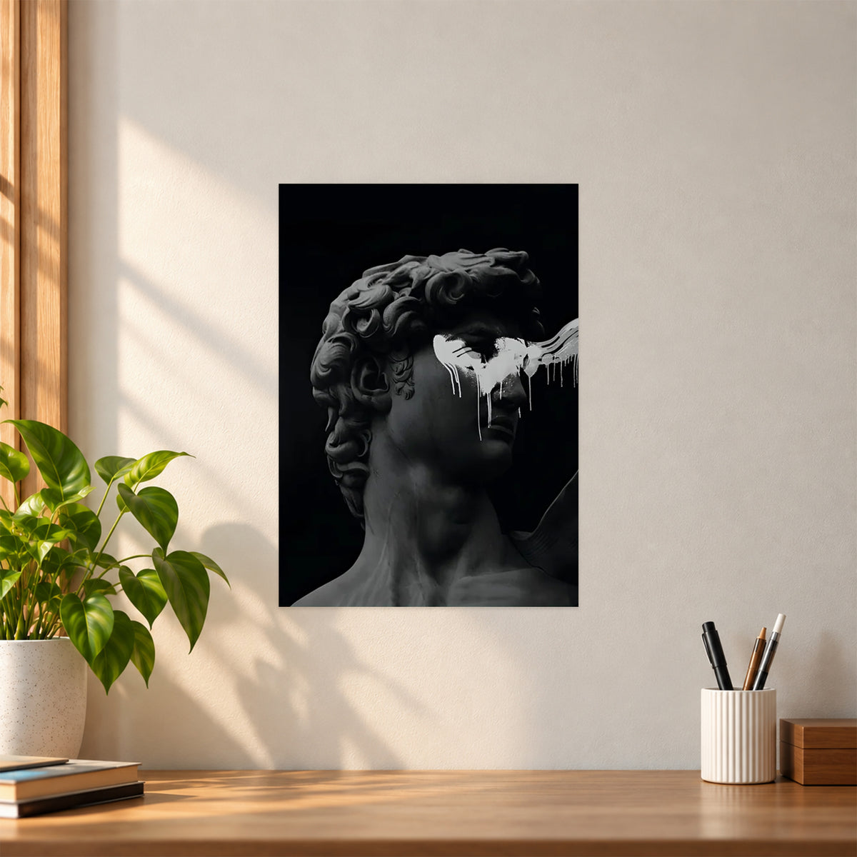 Artistic Greek Sculpture Poster || Classical Aesthetic Wall Art