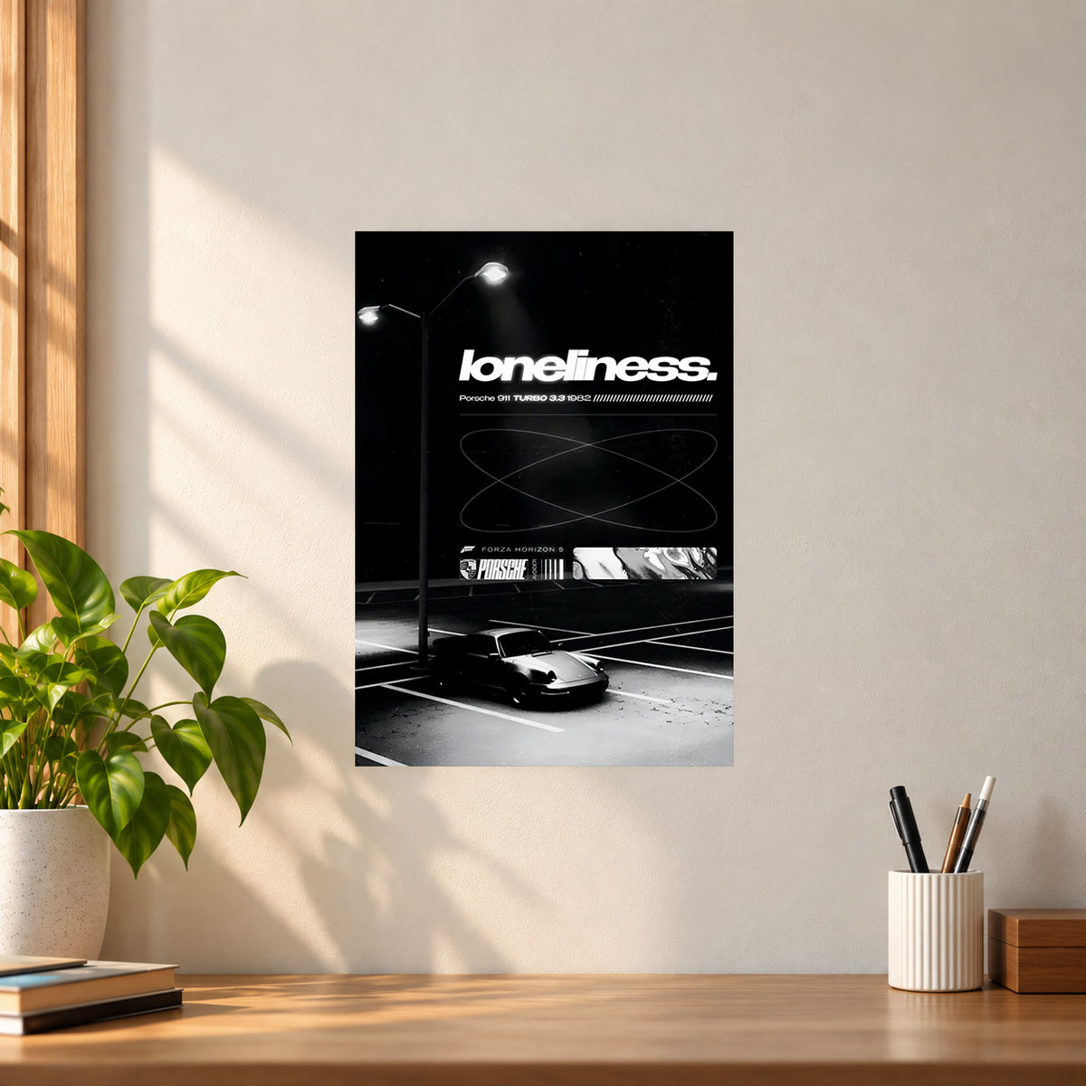 Car Porsche 911 Turbo Poster || Sports Car Wall Art