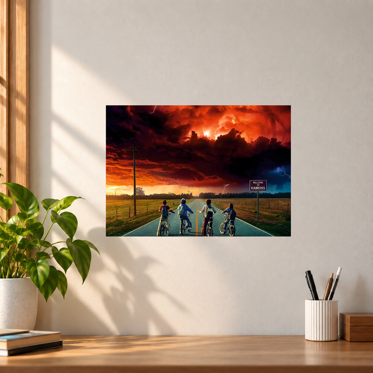 Web-Series Four Boys Bicycling Poster || Web-Series Wall Art