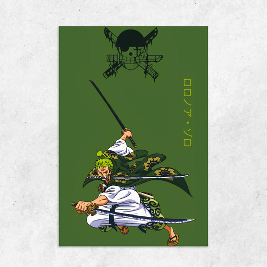 One Piece Zoro || Matte finish Poster