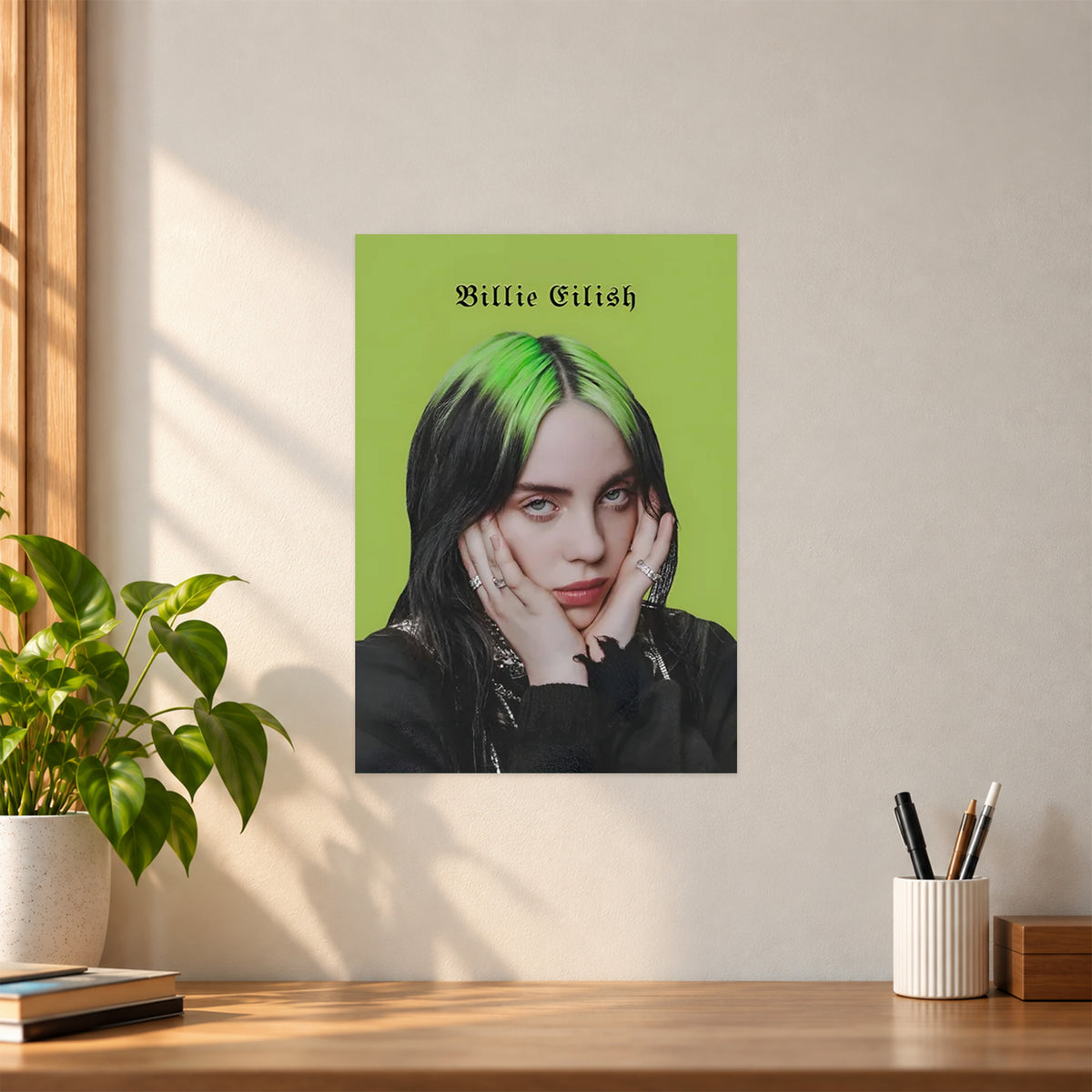 Artistic Billie Eilish Poster || Artistic Music Wall Art
