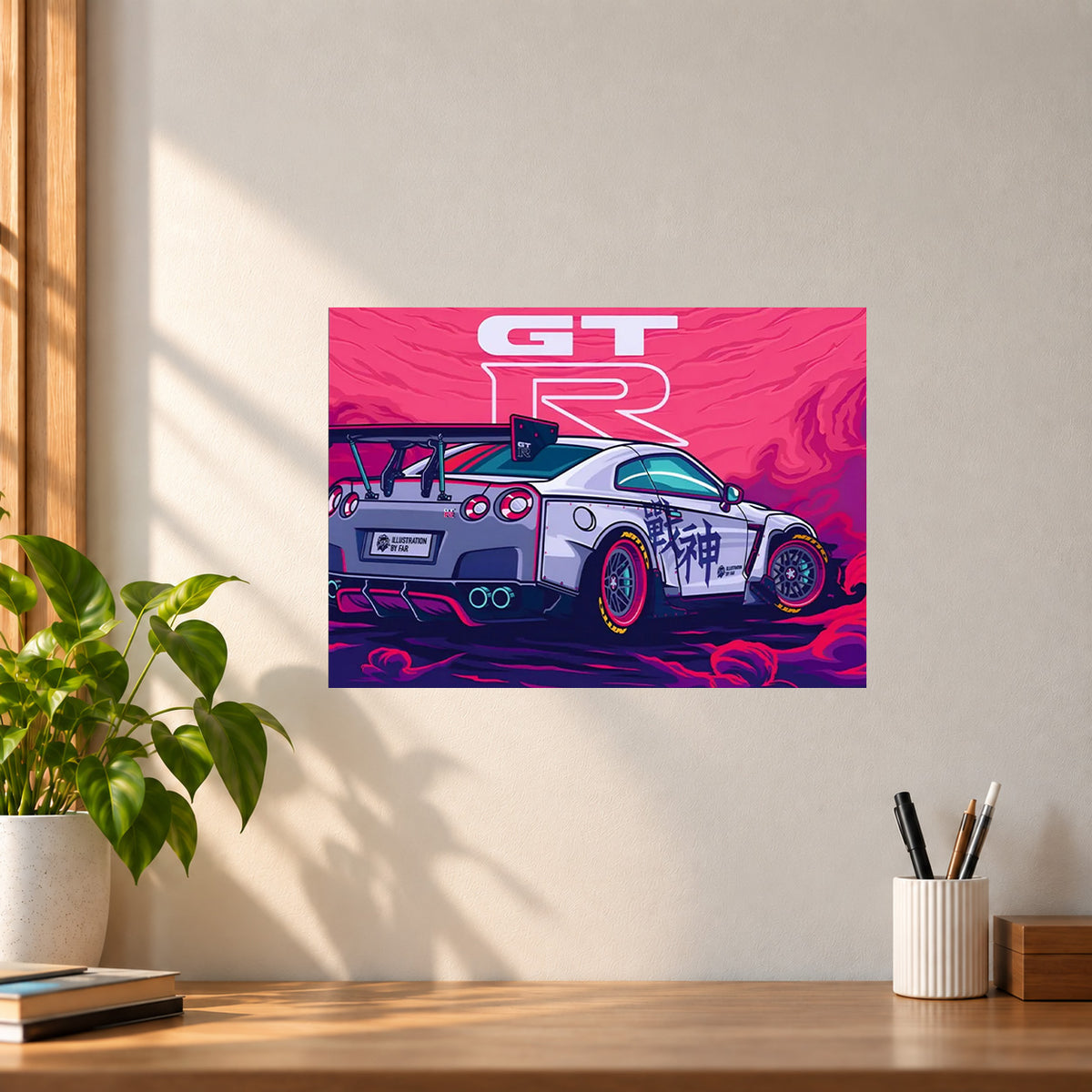 Car GTR Poster || JDM Sports Car Wall Art