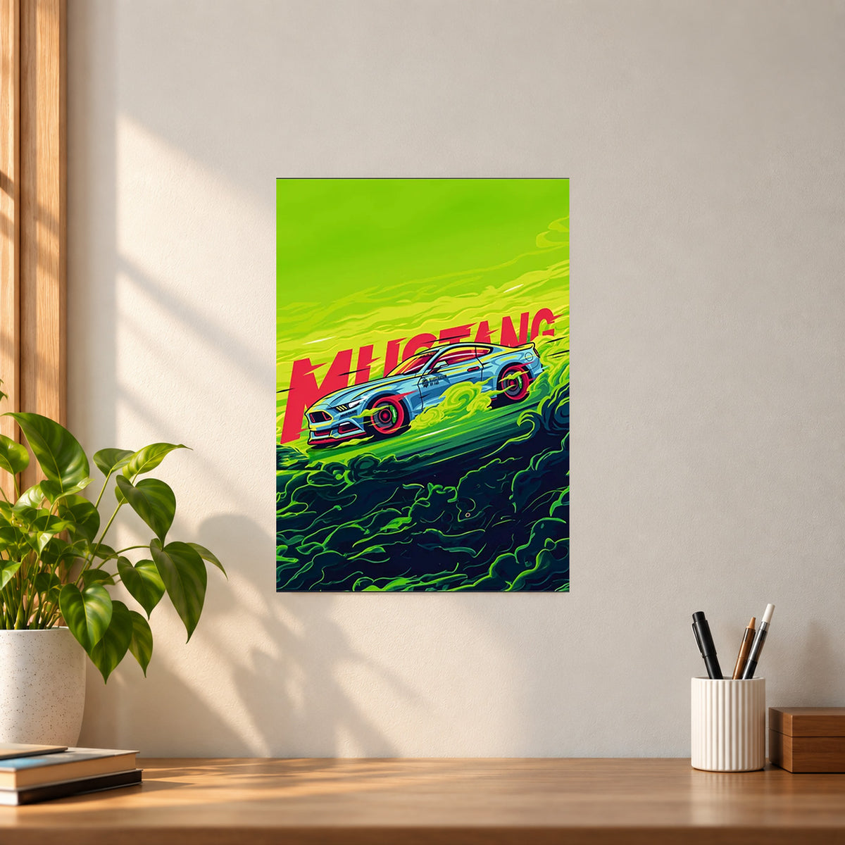 Car Mustang Poster || Car & Automotive Wall Art