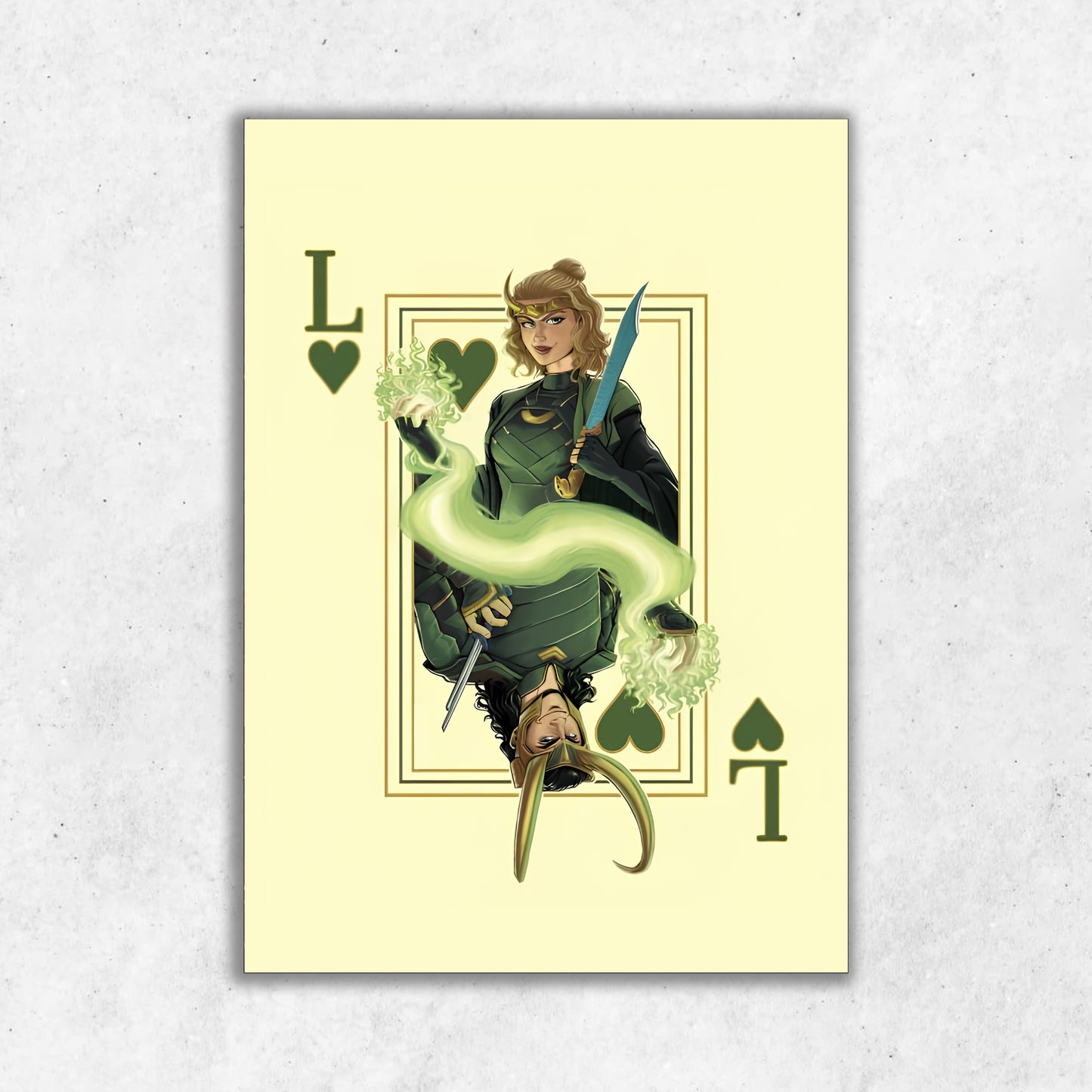 Card Loki || Matte Finish Poster