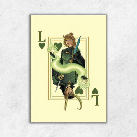Card Loki || Matte Finish Poster